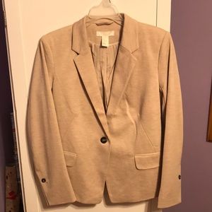Casual Blazer from H&M size 8 blush/oatmeal color